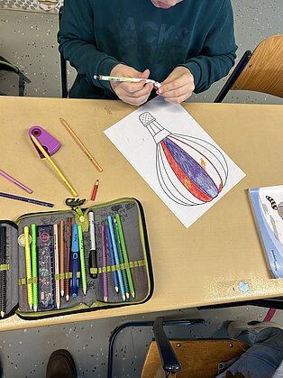 Kinder von oben beim Vorlesetag