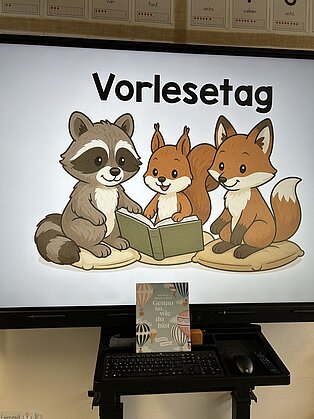 Tafelbild zum Vorlesetag