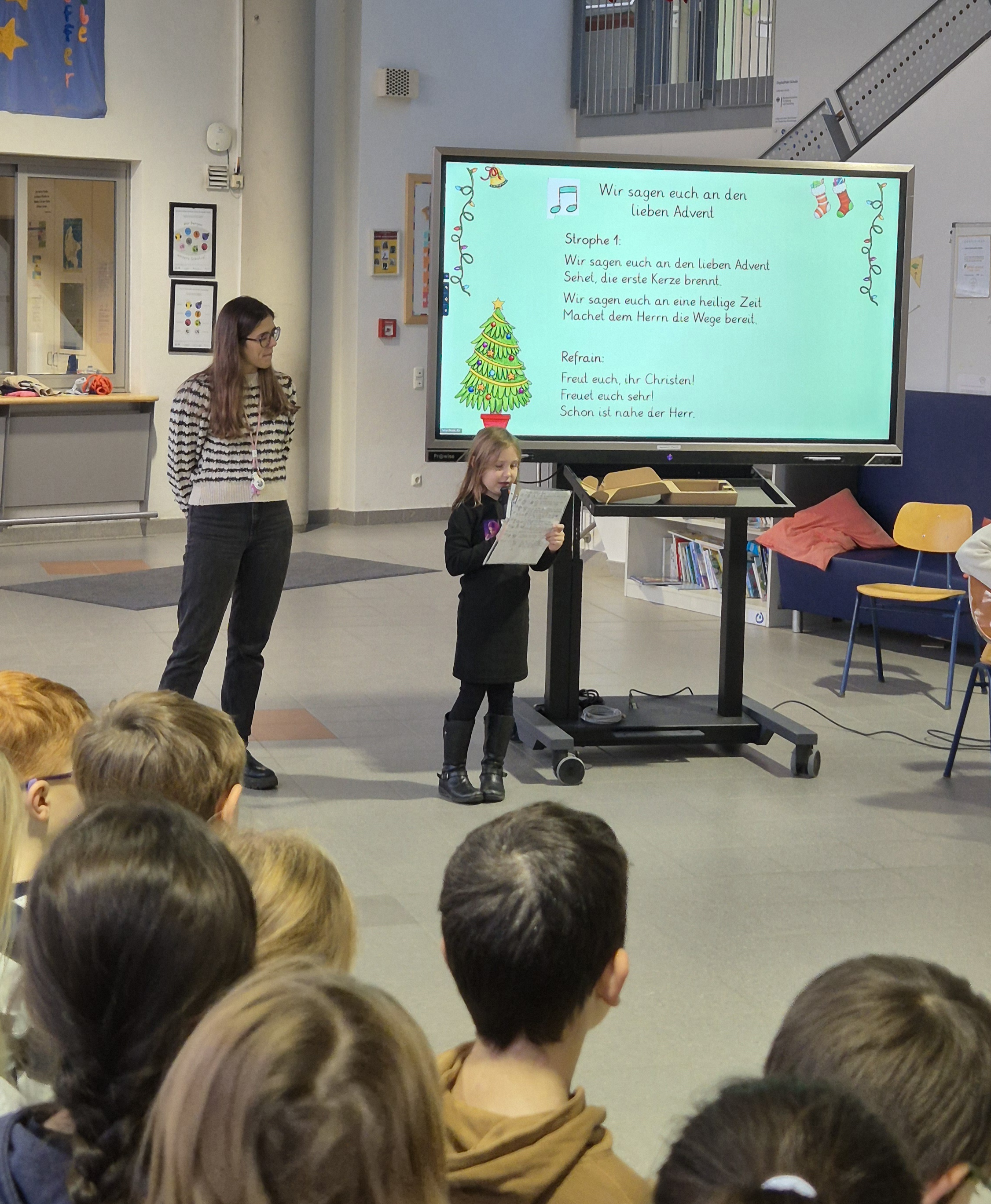 Vortrag einer Schülerin